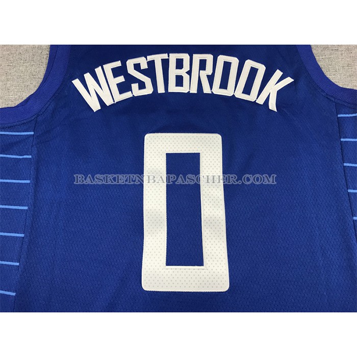 Maillot Los Angeles Clippers Russell Westbrook NO 0 Icon 2022-23 Bleu
